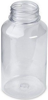 Бутылка пластиковая 0.45 л ПЭТ прозрачная фото